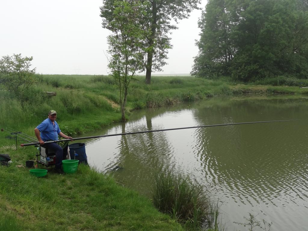 François en action de pêche