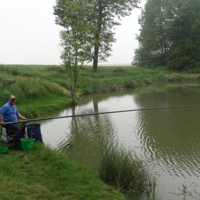 François en action de pêche