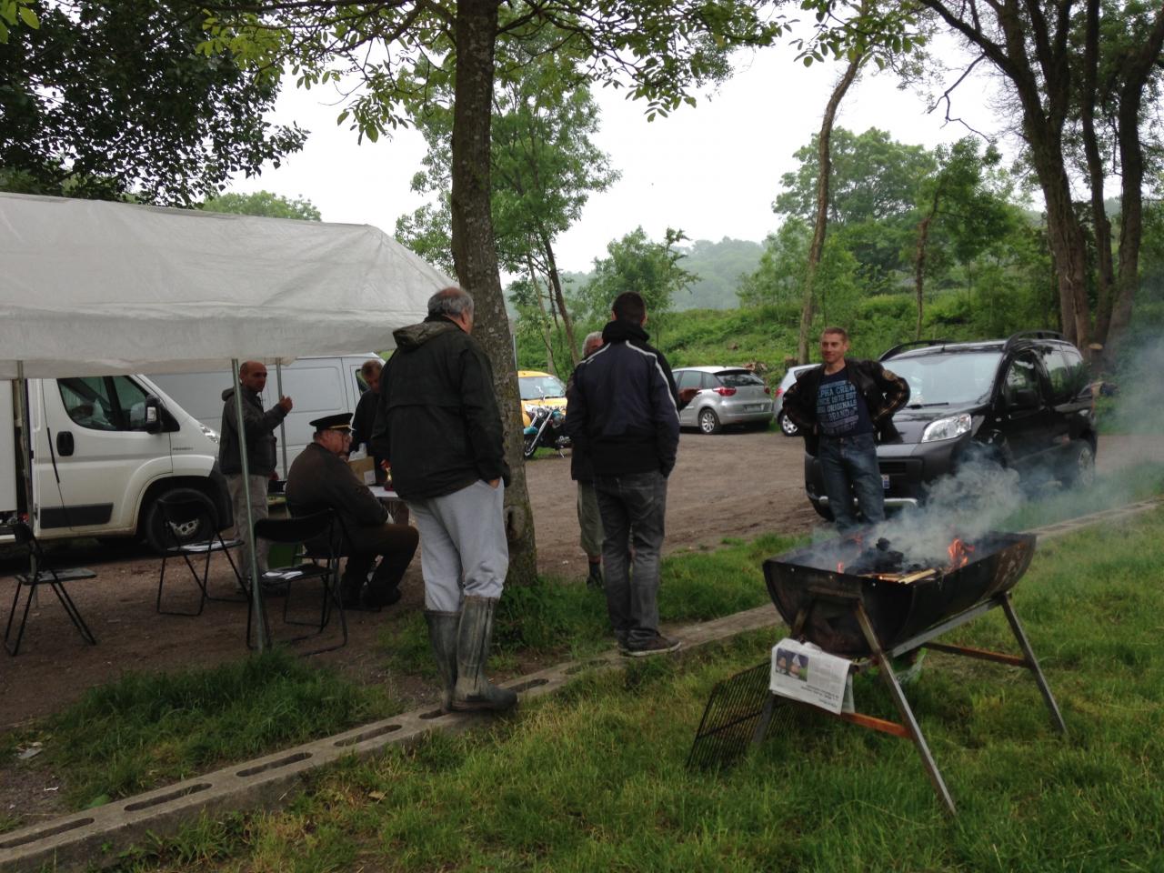 Le barbecue chauffe