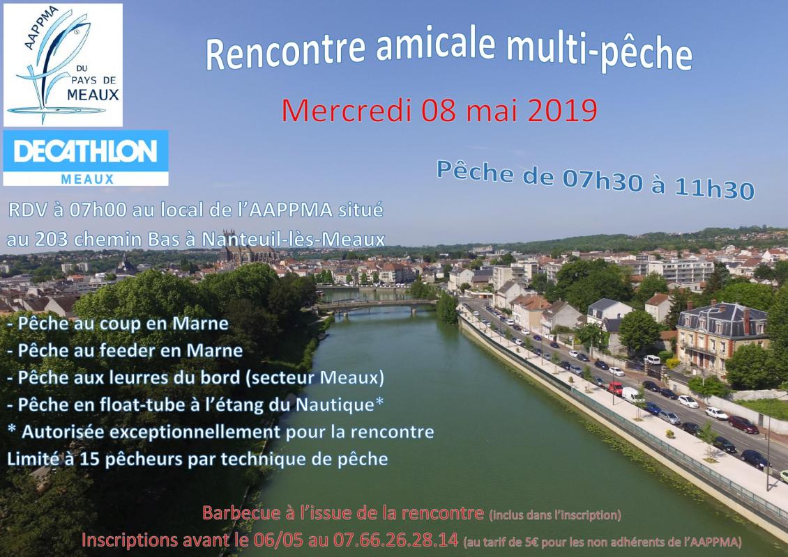 Affiche Amicale multi-pêche 2019