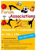 Affiche forum des associations 2021