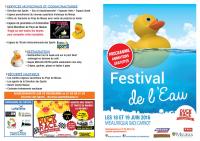 Programme Festival de l'Eau 2016 1