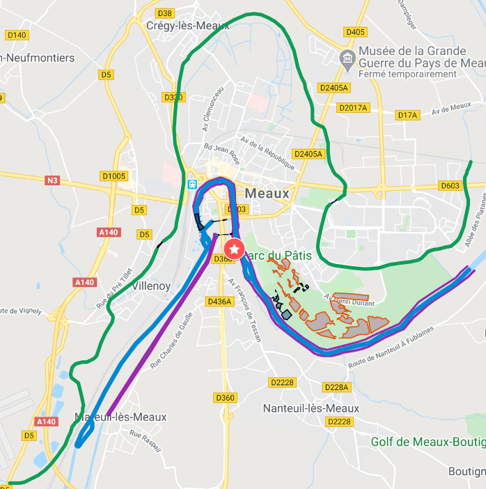 Parcours de l'AAPPMA