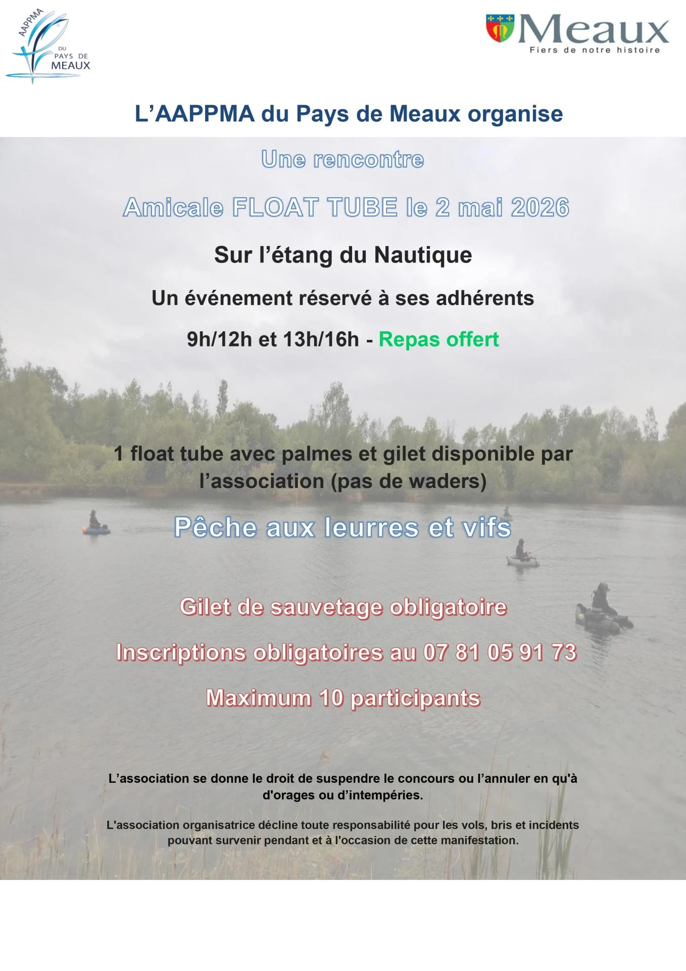 Amicale float tube Nautique 2026